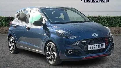 Used Hyundai i10 N Line 90 HP (66 kW) 2025 Blue Hatchback