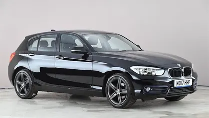 Used BMW 116 Sport Line 116 HP (85 kW) 2017 Black Hatchback