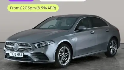 Used Mercedes A250 AMG line 218 HP (160 kW) 2020 Grey Sedan