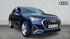 Blue Used 2022 Audi Q3 S-Line SUV | £27,330 (Fair price)