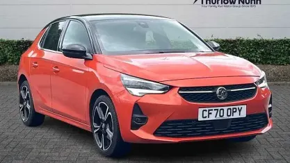 Used Vauxhall Corsa Ultimate 131 HP (96 kW) 2021 Orange Hatchback