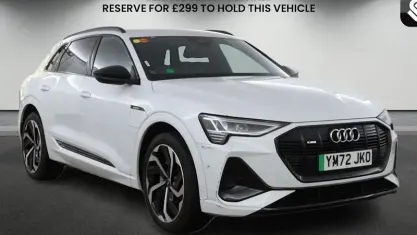 Used Audi e-tron Black Edition 230 kW (313 HP) 2022 Glacier white metallic/glacier white metallic SUV