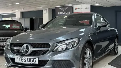 Used Mercedes C220 Premium Plus 170 HP (125 kW) 2016 Grey Coupe