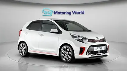 Used Kia Picanto GT-Line 67 HP (49 kW) 2017 White Hatchback