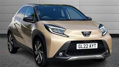 Ginger beige with black Used 2022 Toyota Aygo Hatchback | £12,395 (Fair price)