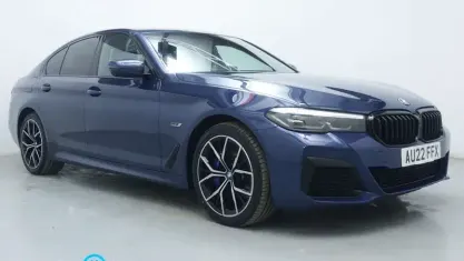 Begagnad BMW 530e M Sport 292 HK (214 kW) 2022 Blå Sedan