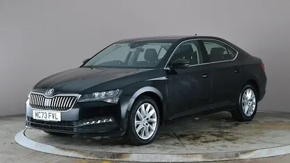 Used Skoda Superb SE 150 HP (110 kW) 2023 Black Hatchback