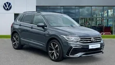 Dolphin grey metallic Used 2022 VW Tiguan R-line SUV | £28,140 (Fair price)