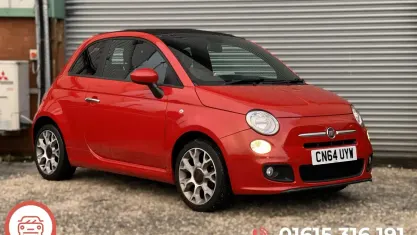 Used Fiat 500C S 69 HP (50 kW) 2014 Red Cabriolet