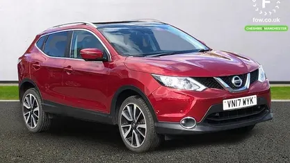 Used Nissan Qashqai Tekna 131 HP (96 kW) 2017 Red SUV
