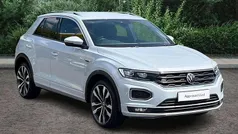 White silver Used 2020 VW T-Roc R-line SUV | £19,790 (Fair price)