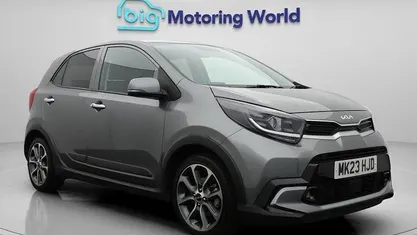 Begagnad Kia Picanto X-Line 67 HK (49 kW) 2023 Grå Halvkombi
