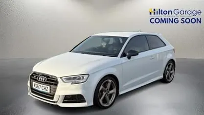 White Used 2017 Audi S3 Sportback Black Edition Hatchback | £19,850 (Fair price)