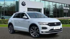 White silver Used 2022 VW T-Roc R-line SUV | £20,995 (Fair price)