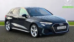 Black Used 2023 Audi A3 Sportback S-Line Hatchback | £22,099 (Fair price)