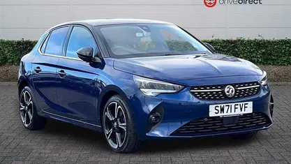 Used Vauxhall Corsa Elite 101 HP (74 kW) 2021 Blue Hatchback