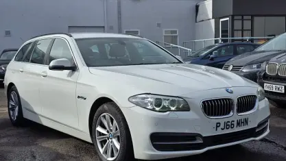 Used BMW 520 Comfort Edition 190 HP (139 kW) 2016 White Estate