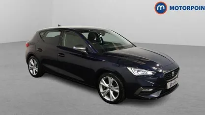 Used Seat Leon FR 131 HP (96 kW) 2023 Blue Hatchback