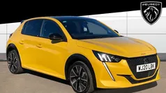 Yellow Used 2020 Peugeot 208 GT-line Hatchback | £14,455 (Fair price)