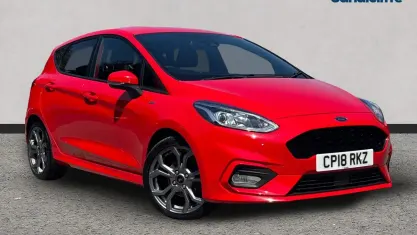 Used Ford Fiesta ST-Line 100 HP (73 kW) 2018 Red Hatchback