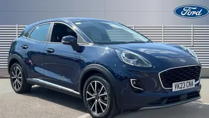 Used Ford Puma Titanium 125 HP (91 kW) 2023 Blue SUV