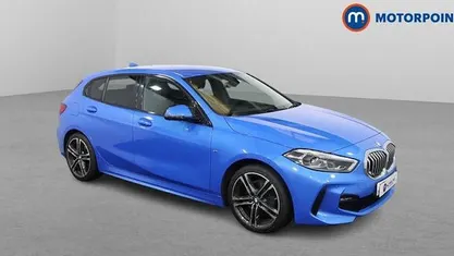 Used BMW 118 M Sport 136 HP (100 kW) 2021 Blue Hatchback