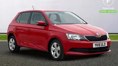Red Used 2018 Skoda Fabia SE Hatchback | £10,199 (Fair price)