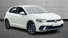 Pure white Used 2022 VW Polo Life Hatchback | £16,185 (Fair price)