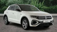 Pure white Used 2025 VW T-Roc R-line SUV | £29,290 (Fair price)