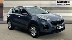 Blue Used 2018 Kia Sportage 2 SUV | £12,553 (Fair price)