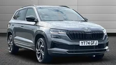 Graphite grey metallic Used 2024 Skoda Karoq SportLine SUV | £28,995 (Fair price)