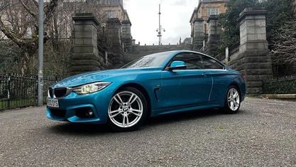 Usado BMW 420 M Sport 190 HP (139 kW) 2019 Azul Coupé