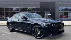Blue Used 2022 Mercedes E400 AMG line Sedan | £39,133 (Fair price)