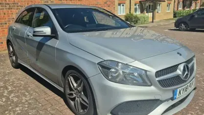 Używany Mercedes A200 AMG line 136 KM (100 kW) 2018 Srebrny Hatchback