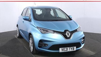 Usado Renault Zoe Iconic 100 kW (136 HP) 2021 Azul Citadino