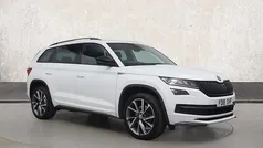 White Used 2018 Skoda Kodiaq SportLine SUV | £24,402 (Fair price)