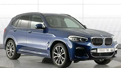 Used BMW X3 M Sport 184 HP (135 kW) 2018 Blue SUV