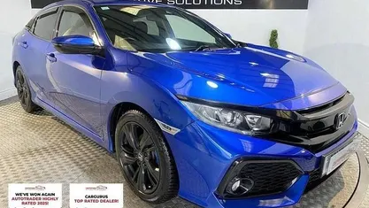 Blue Used 2018 Honda Civic SR Hatchback | £9,850 (Fair price)