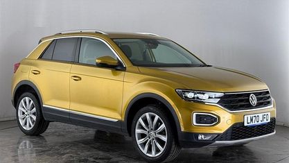 Używany VW T-Roc SEL 150 KM (110 kW) 2020 Żółty SUV