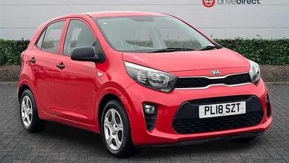 Used Kia Picanto 67 HP (49 kW) 2018 Red Hatchback
