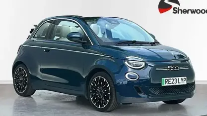 Used Fiat 500e La Prima 86 kW (118 HP) 2023 Green Cabriolet
