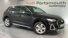 Black Used 2021 Audi Q5 S-Line SUV | £27,290 (Fair price)
