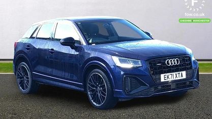 Usado Audi Q2 Black Edition 150 HP (110 kW) 2021 Azul SUV