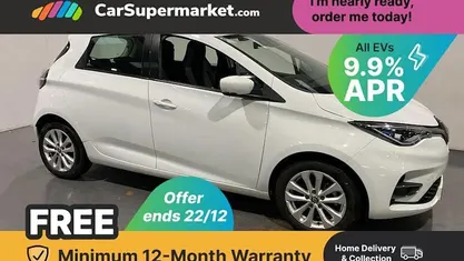 White Used 2021 Renault Zoe Iconic Hatchback | £9,497 (Fair price)