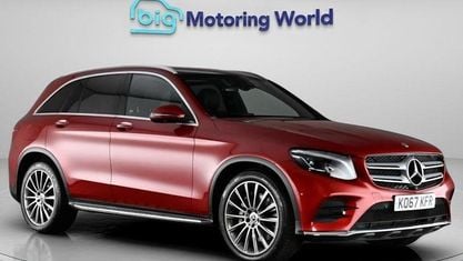 Używany Mercedes GLC350 AMG line 258 KM (189 kW) 2018 Czerwony Kombi