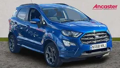 Blue Used 2018 Ford Ecosport ST-Line SUV | £9,495 (Fair price)