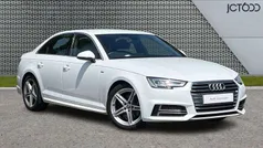 White Used 2018 Audi A4 S-Line Sedan | £12,250 (Fair price)