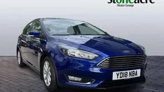 Blue Used 2018 Ford Focus Titanium Hatchback | £7,990 (Fair price)