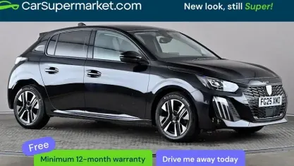 Begagnad Peugeot 208 Allure 101 HK (74 kW) 2025 Svart Halvkombi