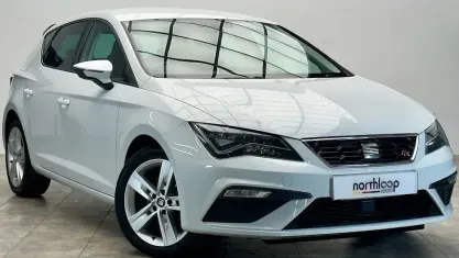 Used Seat Leon FR 125 HP (91 kW) 2018 White Hatchback